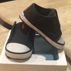 NEW Ralph Lauren Infant Canvas Shoes